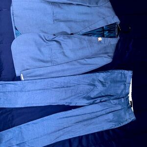 Two Piece Blue Suit